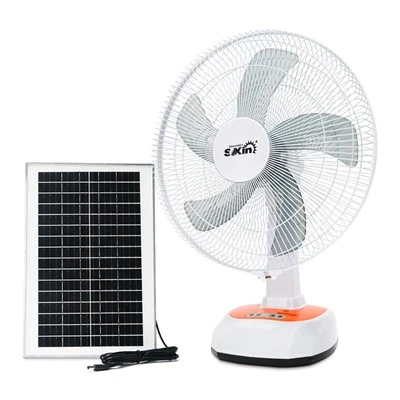 Güneş Enerjili Şarj Edilebilir Masa Fanı